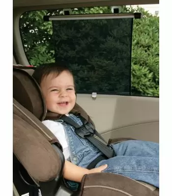 Car Window Shade - Deluxe Roller Baby Shade (2 Pack)
