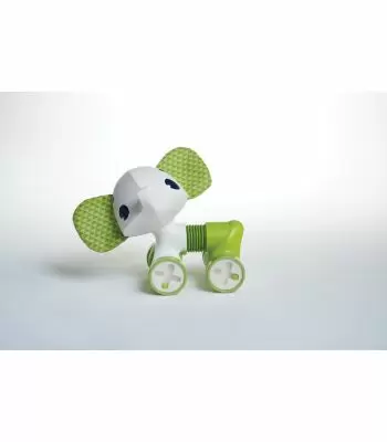 Tiny Rolling Baby Toy Samuel, Green